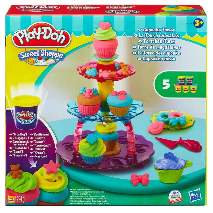 PLAY-DOH PYRGOS ME KEKAKIA-CUPCAKE TOWER