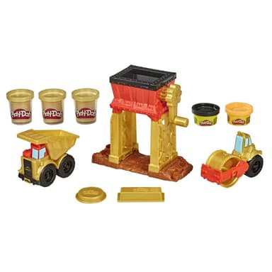 Play-Doh Gold Collection Dig 'n Gold Playset with 5 Non-Toxic Play-Doh Cans Including Gold Colored Compound