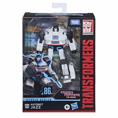 Transformers Toys Studio Series 86-01 Deluxe The Transformers: The Movie Autobot Jazz Action Figure, 8 and Up, 4.5-inch