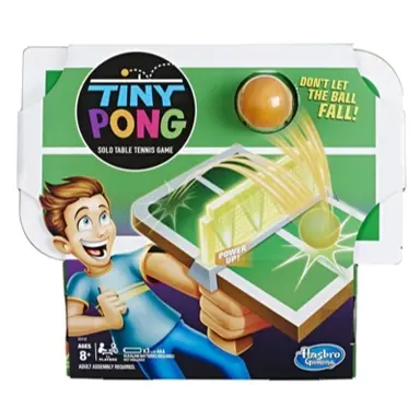 Tiny Pong Solo Table Tennis Kids Electronic Handheld Game