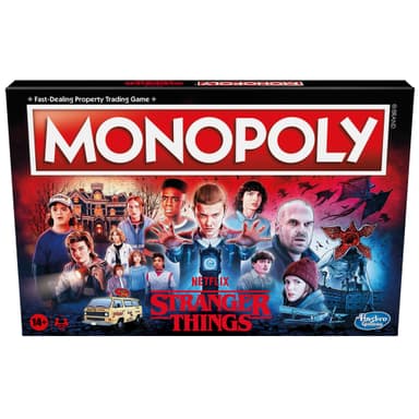 Monopoly: Netflix Stranger Things Edition Board Game for Adults and Teens Ages 14+, Game for 2-6 Players
