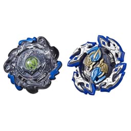 Beyblade Burst Turbo Slingshock Dual Pack Dullahan D4 and Dark-X Nepstrius N4 – 2 Right-Spin Battling Tops, Age 8+