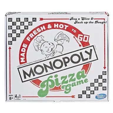 Monopoly Pizza Board Game for Kids Ages 8 and Up