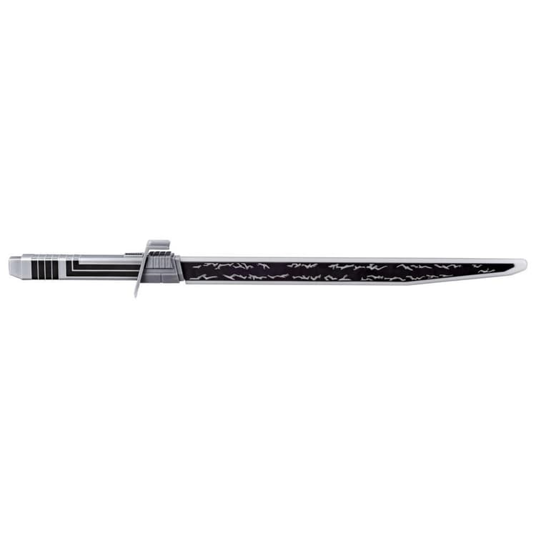 Star Wars Mandalorian Darksaber Lightsaber Toy, Lights and Sounds, Star Wars: The Clone Wars for Kids Roleplay, 5 and Up