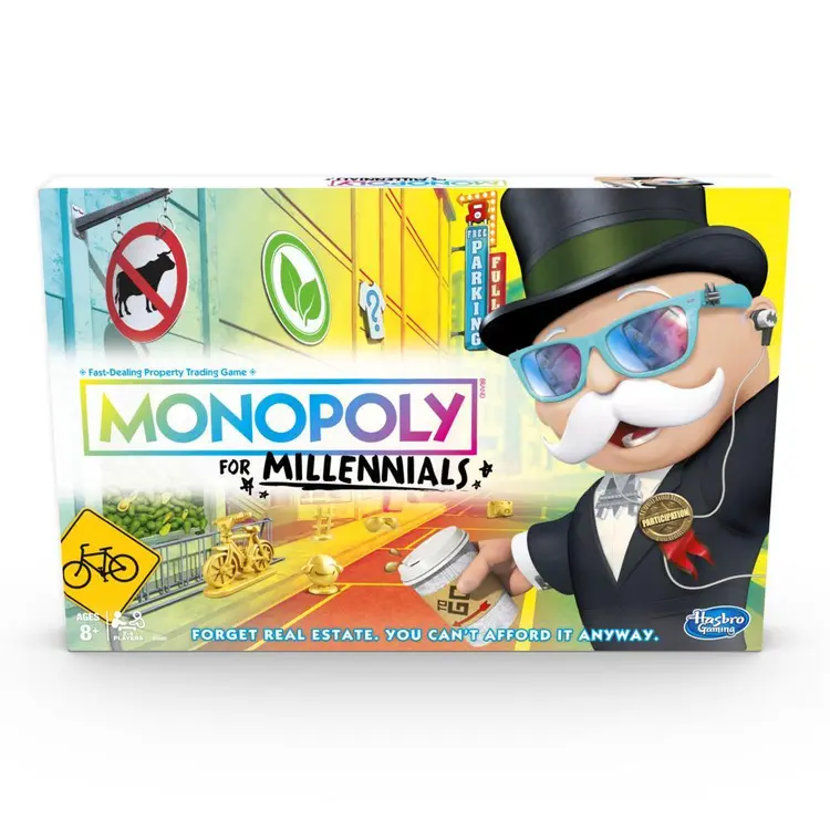 Monopoly for Millennials Board Game