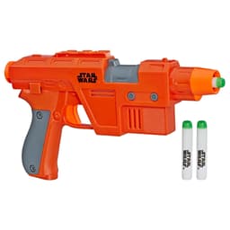Star Wars Nerf Poe Dameron Blaster -- Lights and Sounds, GlowStrike Technology, 3 Official Nerf GlowStrike Darts