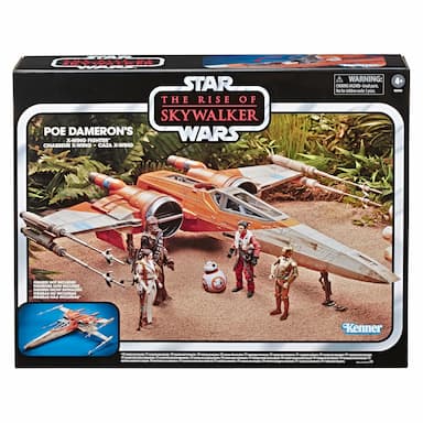 Star Wars The Vintage Collection Star Wars: The Rise of Skywalker Poe Damerons X-Wing Fighter Vehicle, Ages 4 and Up