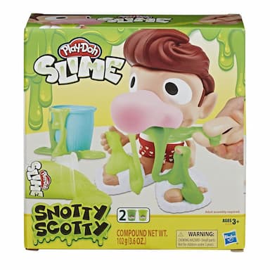 Play-Doh Slime Snotty Scotty Playset with 2 Cans of Slime Snot 