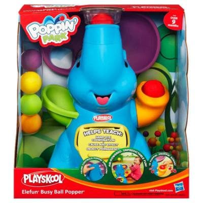 PLAYSKOOL POPPIN PARK ELEFUN BUSY BALL POPPER
