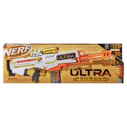 Nerf Ultra Pharaoh Blaster -- Gold Accents, 10-Dart Clip, 10 Nerf Ultra Darts, Compatible Only with Nerf Ultra Darts