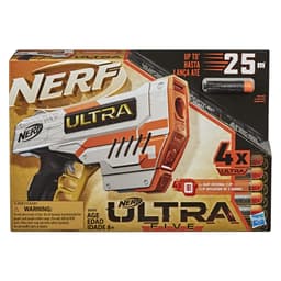 Nerf Ultra Five Blaster -- 4-Dart Internal Clip, 4 Nerf Ultra Darts, Dart Storage, Compatible Only with Nerf Ultra Darts