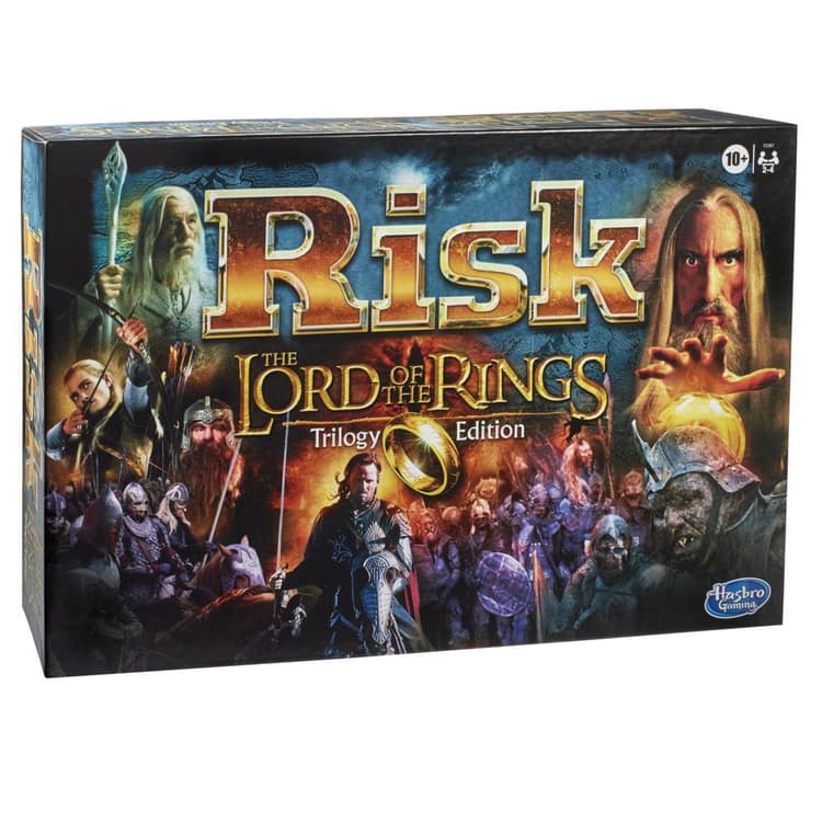 Risk: The Lord of the Rings Trilogy Edition, Strategy Board Game for Ages 10 and Up, for 2-4 Players