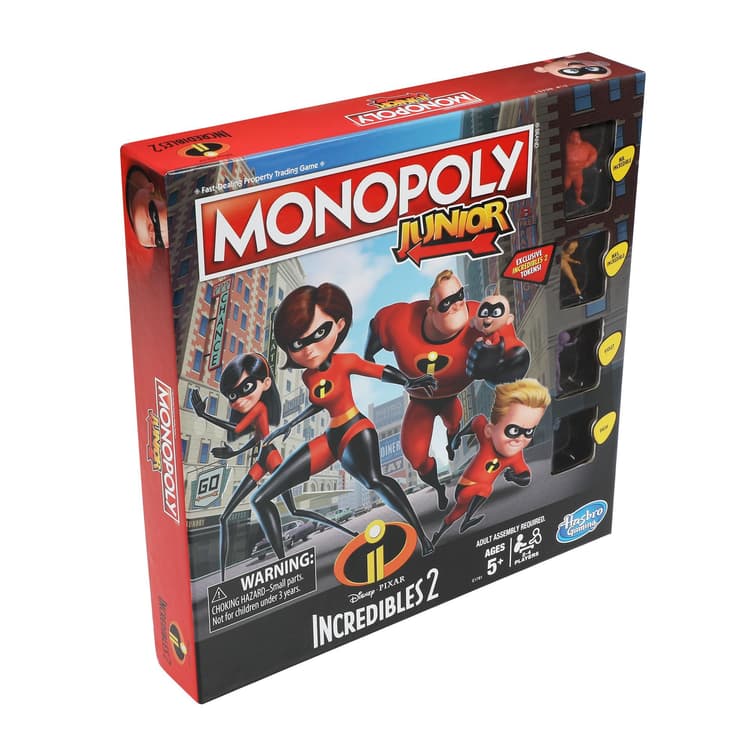 Monopoly Junior Game: Disney/Pixar Incredibles 2 Edition