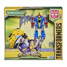 Transformers Bumblebee Cyberverse Adventures Dinobots Unite Dino Combiners Bumbleswoop Figures, Ages 6 and Up, 4.5-inch