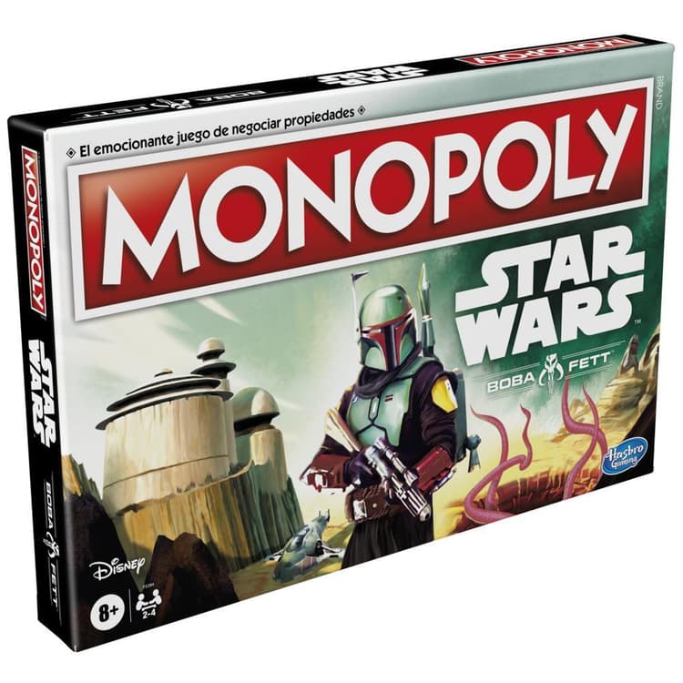 Monopoly: Star Wars Boba Fett Edition Board Game for Kids Ages 8 and Up,