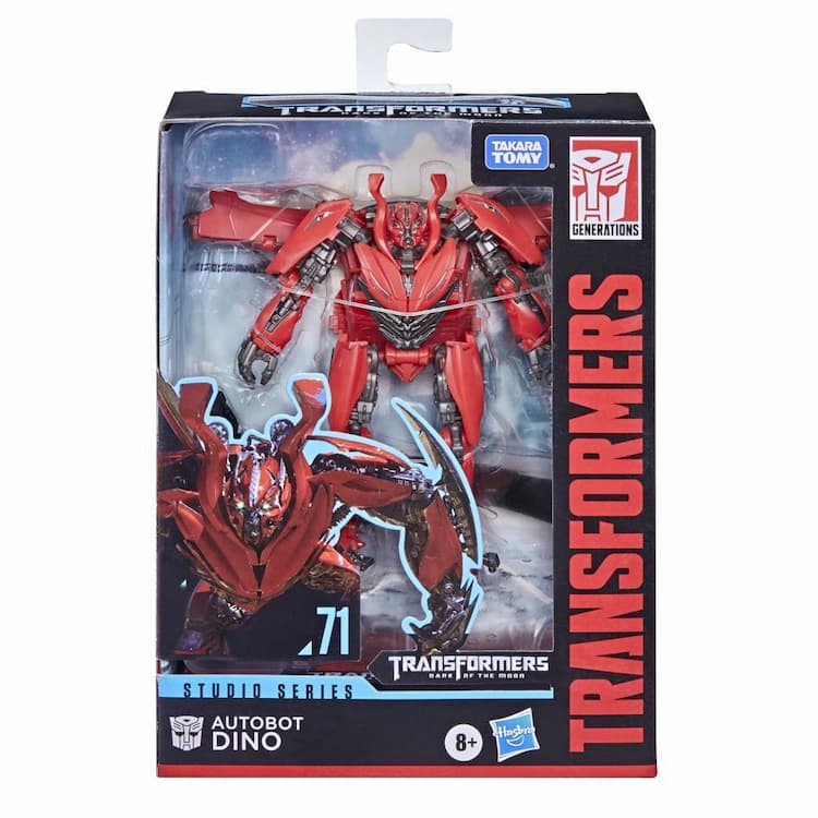 Transformers Toys Studio Series 71 Deluxe Transformers: Dark of the Moon Autobot Dino Action Figure, 8 and Up, 4.5-inch