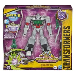 Transformers Bumblebee Cyberverse Adventures Battle Call Trooper Class Megatron Action Figure, Voice Activated Energon Power Lights