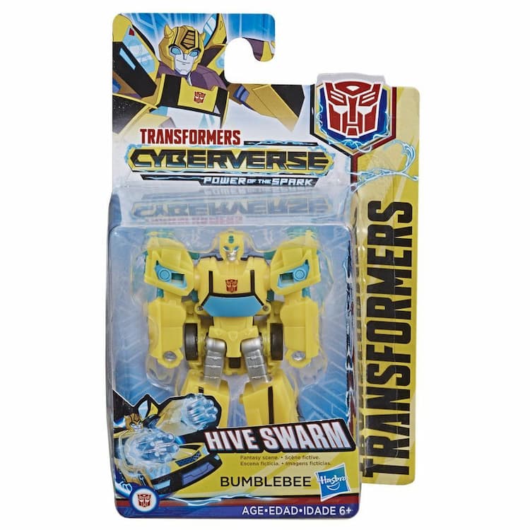 Transformers Bumblebee Cyberverse Adventures Action Attackers Scout Class Bumblebee Action Figure - Hive Swarm Action Attack, 3.75-inch