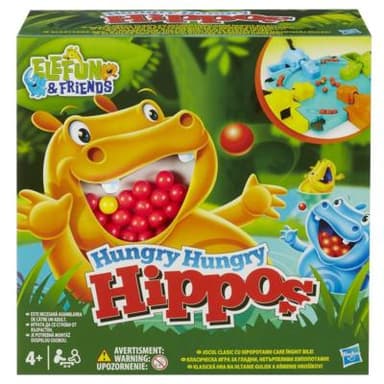 Elefun & Friends Hungry Hungry Hippos Game