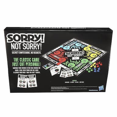 Sorry! Not Sorry! Adult Party Board Game Parody of the Classic Sorry! Game