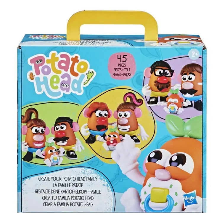 Potato Head Create Your Potato Head Family Toy For Kids Ages 2 and Up, With 45 Pieces to Customize Potato Families