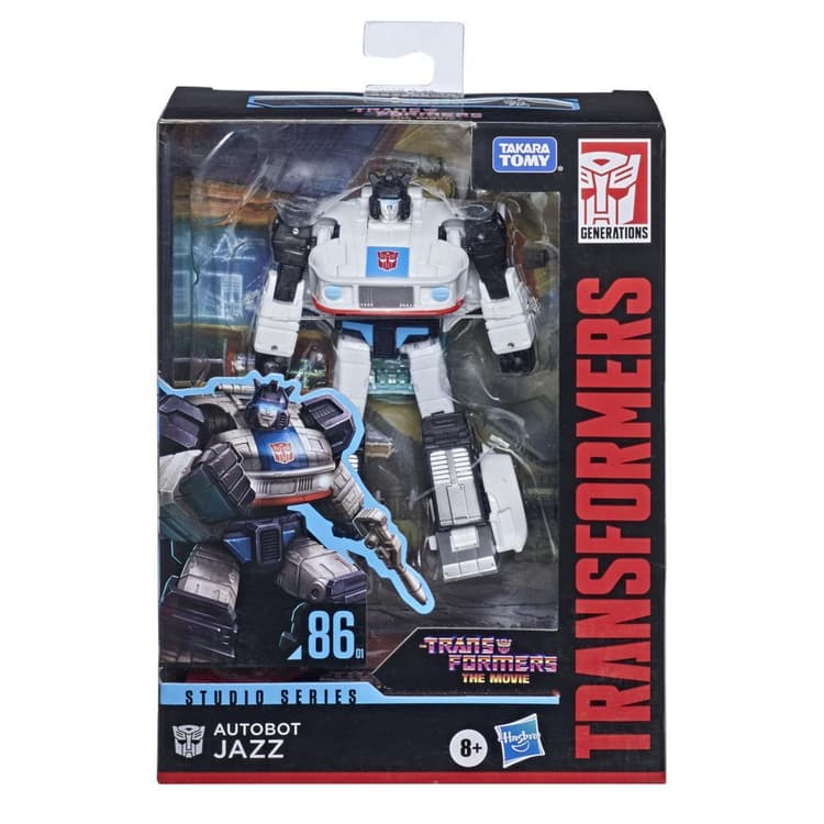 Transformers Toys Studio Series 86-01 Deluxe The Transformers: The Movie Autobot Jazz Action Figure, 8 and Up, 4.5-inch