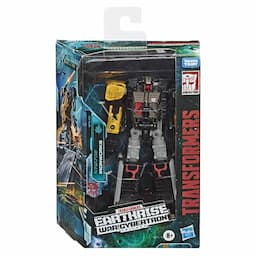 Transformers Toys Generations War for Cybertron: Earthrise Deluxe WFC-E8 Ironworks Modulator Figure, 5.5-inch
