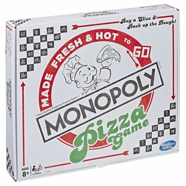 Monopoly Pizza Board Game for Kids Ages 8 and Up