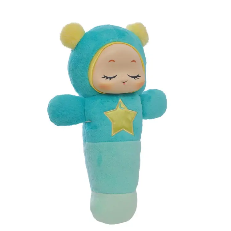 Playskool Glo Worm SmartSense Cry Sensor and Voice Recordable Soft Stuffed Soother Toy