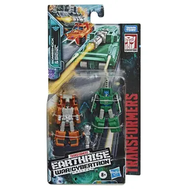 Transformers Toys Generations War for Cybertron: Earthrise Micromaster WFC-E4 Military Patrol 2-Pack, 1.5-inch