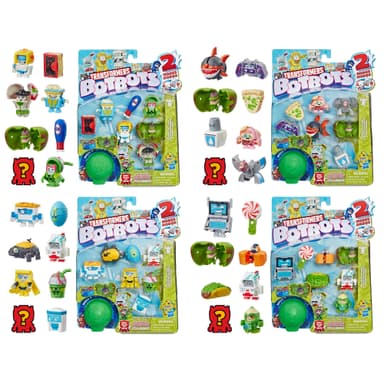 Transformers Toys BotBots Series 2 Spoiled Rottens 8-Pack Mystery 2-In-1 Collectible Figures! Kids Ages 5 and Up (Styles and Colors May Vary) by Hasbro