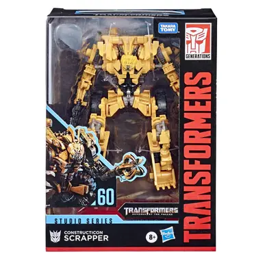 Transformers Toys Studio Series 60 Voyager Class Revenge of the Fallen Constructicon Scrapper Action Figure, 6.5-inch