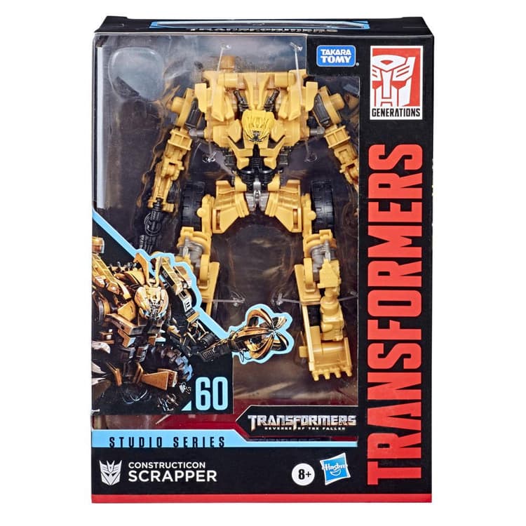 Transformers Toys Studio Series 60 Voyager Class Revenge of the Fallen Constructicon Scrapper Action Figure, 6.5-inch