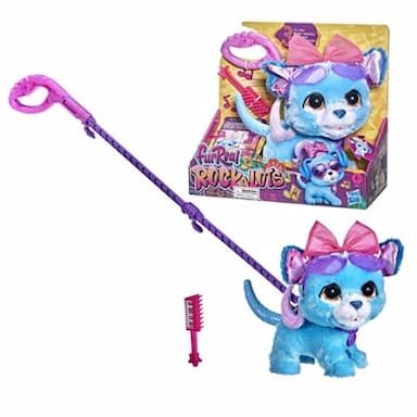 furReal Rockalots Musical Interactive Walking Puppy Toy: 3 Fun Songs, Sound Effects, 3 Themed Accessories, Ages 4 and Up