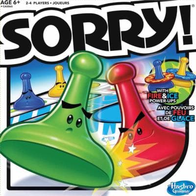 Sorry! with Fire & Ice Power-Ups