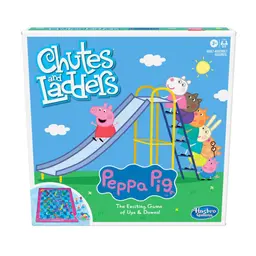 Chutes and Ladders: Peppa Pig Edition Board Game for Kids Ages 3 and Up, for 2-4 Players