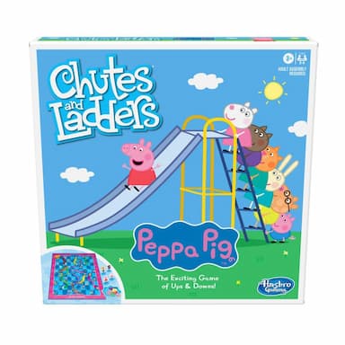 Chutes and Ladders: Peppa Pig Edition Board Game for Kids Ages 3 and Up, for 2-4 Players
