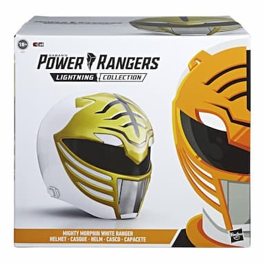 Power Rangers Lightning Collection Mighty Morphin White Ranger Helmet 
