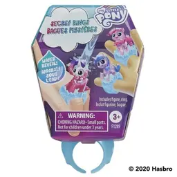 My Little Pony Secret Rings Blind Bag Series 1 – 1.5-Inch Toy with Water-Reveal Surprise, Wearable Ring Accessory