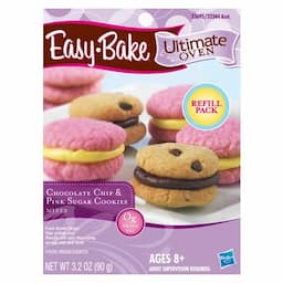EASY-BAKE Ultimate Oven  Chocolate Chip & Pink Sugar Cookies Mixes