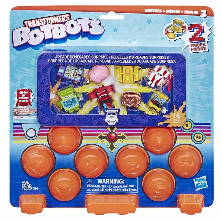 Transformers Toys BotBots Arcade Renegades Surprise 16 Figures