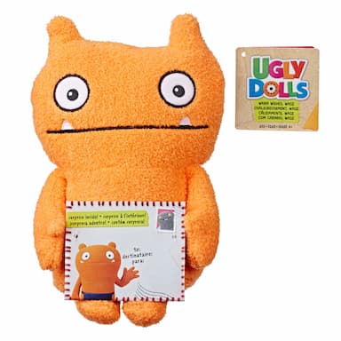 UglyDolls Warm Wishes Wage Stuffed Plush Toy, 10 inches tall