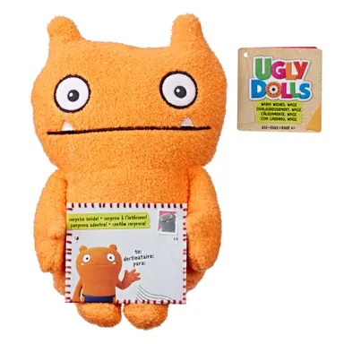 UglyDolls Warm Wishes Wage Stuffed Plush Toy, 10 inches tall