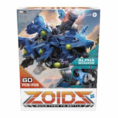 Zoids Giga Battlers Alpha Shadow - Wolf-Type Buildable Beast Figure, Motorized Motion - Kids Toys Ages 8 and Up, 58 pieces