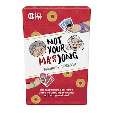 Not Your Ma's Jong, A Fast-Paced Card Game Inspired by Mahjong and 2 Grandmas, Family Game, Party Game for Ages 13+