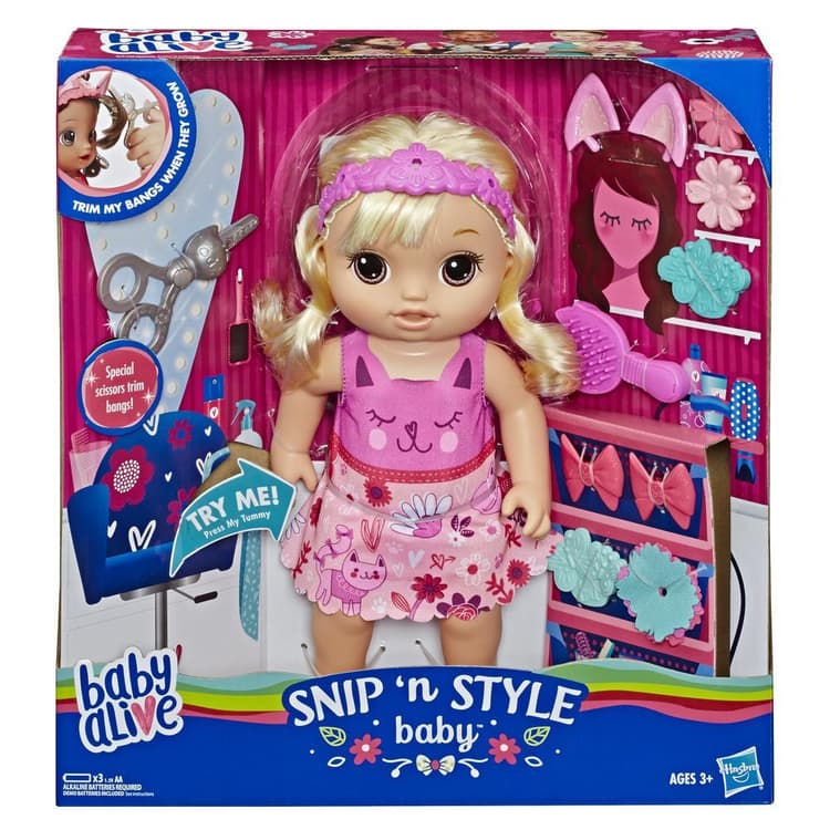 Baby Alive Snip n Style Baby Blonde Hair