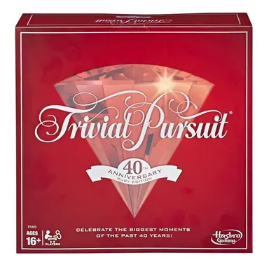 Trivial Pursuit 40th Anniversary Ruby Edition