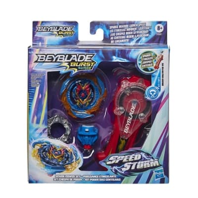 Beyblade Burst Surge Speedstorm Spark Power Set -- Battle Game Set with Sparking Launcher and Battling Top Toy