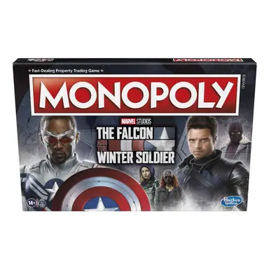Monopoly: Marvel Studios' The Falcon and the Winter Soldier Edition Board Game for 2-6 Players for Ages 14 and Up