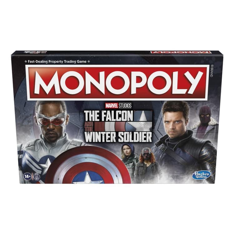 Monopoly: Marvel Studios' The Falcon and the Winter Soldier Edition Board Game for 2-6 Players for Ages 14 and Up